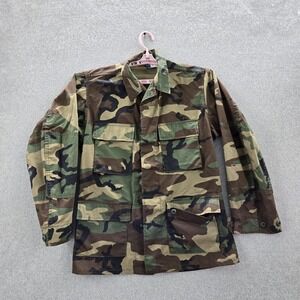 Propper Men Button Up Shirt S/R Camouflage Ripstop Long Sleeve Cotton